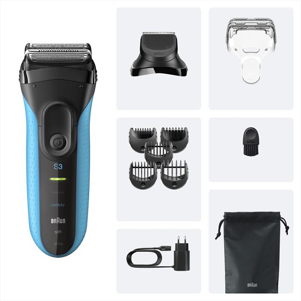 Immagine del prodotto BRAUN - Rasoio SHAVER 3010BT-BLU