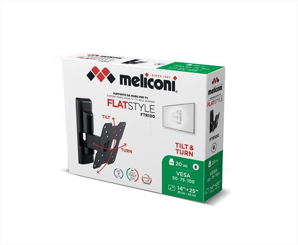 "MELICONI - Supporto TV 580454-Nero"