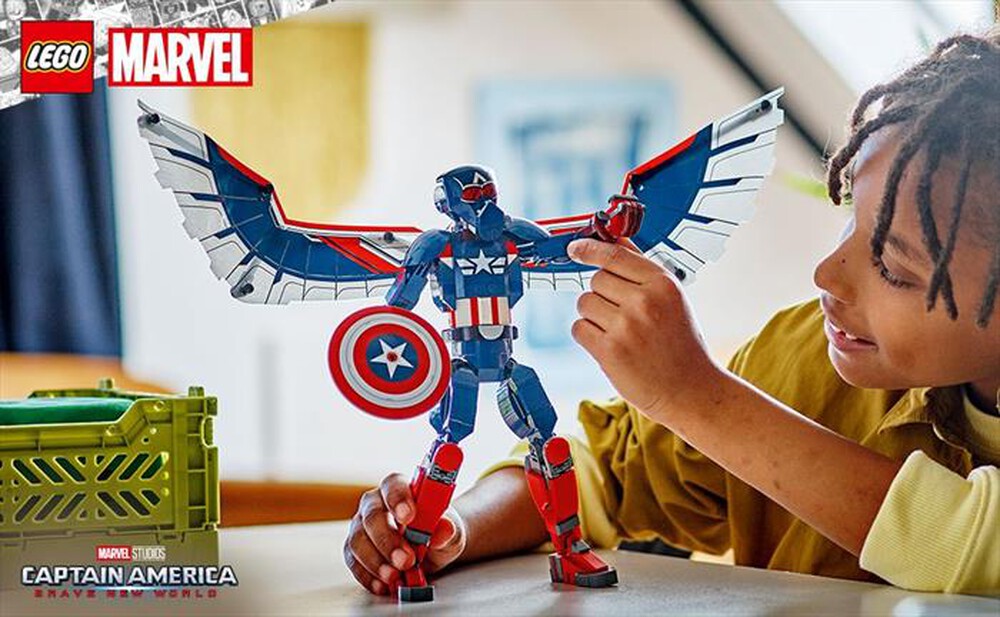 Immagine del prodotto LEGO - SUPER HEROES Personaggio di Captain America 76296