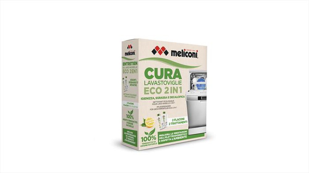 "MELICONI - CURA LAVASTOVIGLIE LIQUID-Astuccio contenente 2 flaconi"