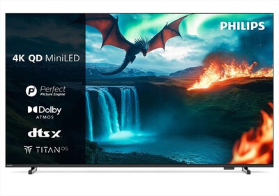 PHILIPS - Smart TV MINI LED UHD 4K 55" 55MLED820/12-Black