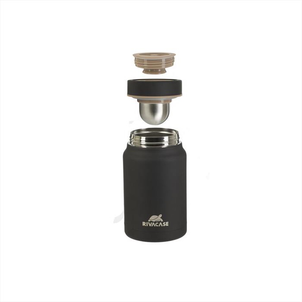 "RIVACASE - 90331BK THERMOS PER ALIMENTI DA 0,5 L-Nero"