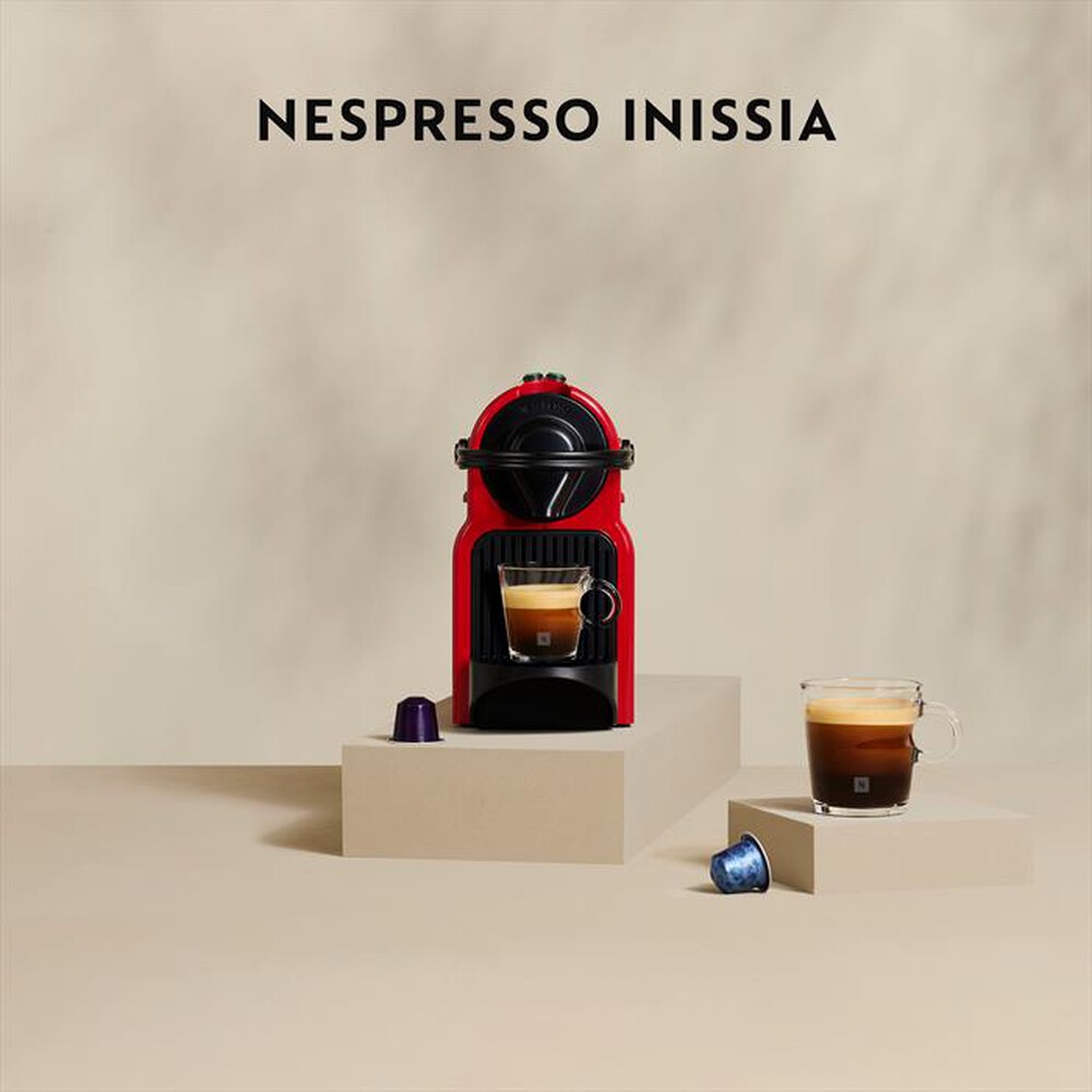 "KRUPS - XN1005 Inissia Nespresso-Rosso"