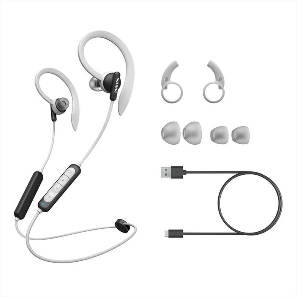 "PHILIPS - Auricolare Bluetooth in ear TAA4205BK/00-Cuffie Sport Bluetooth"