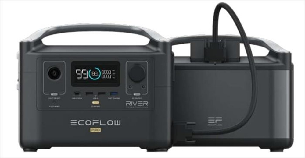 "ECOFLOW - Batteria supplementare per River Pro-nero"