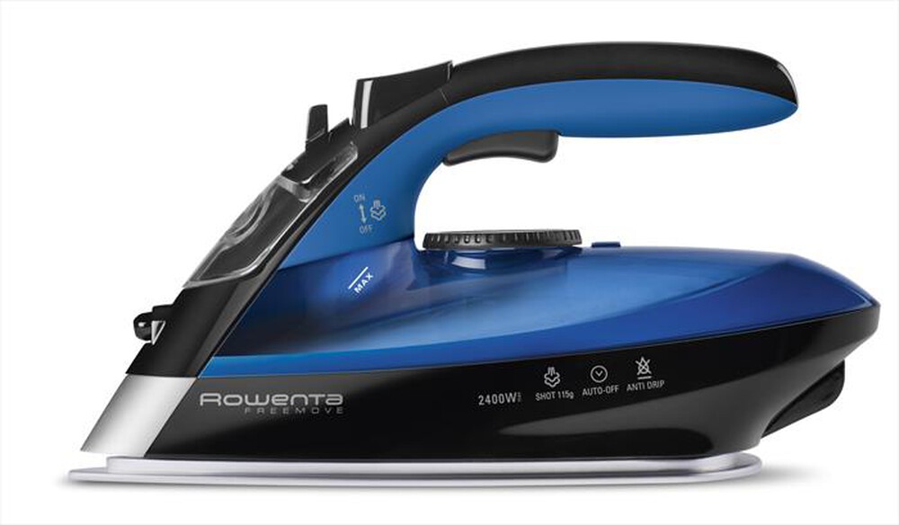 "ROWENTA - DE5010 Freemove Ferro da Stiro a Vapore Senza Filo-Blue & Black"