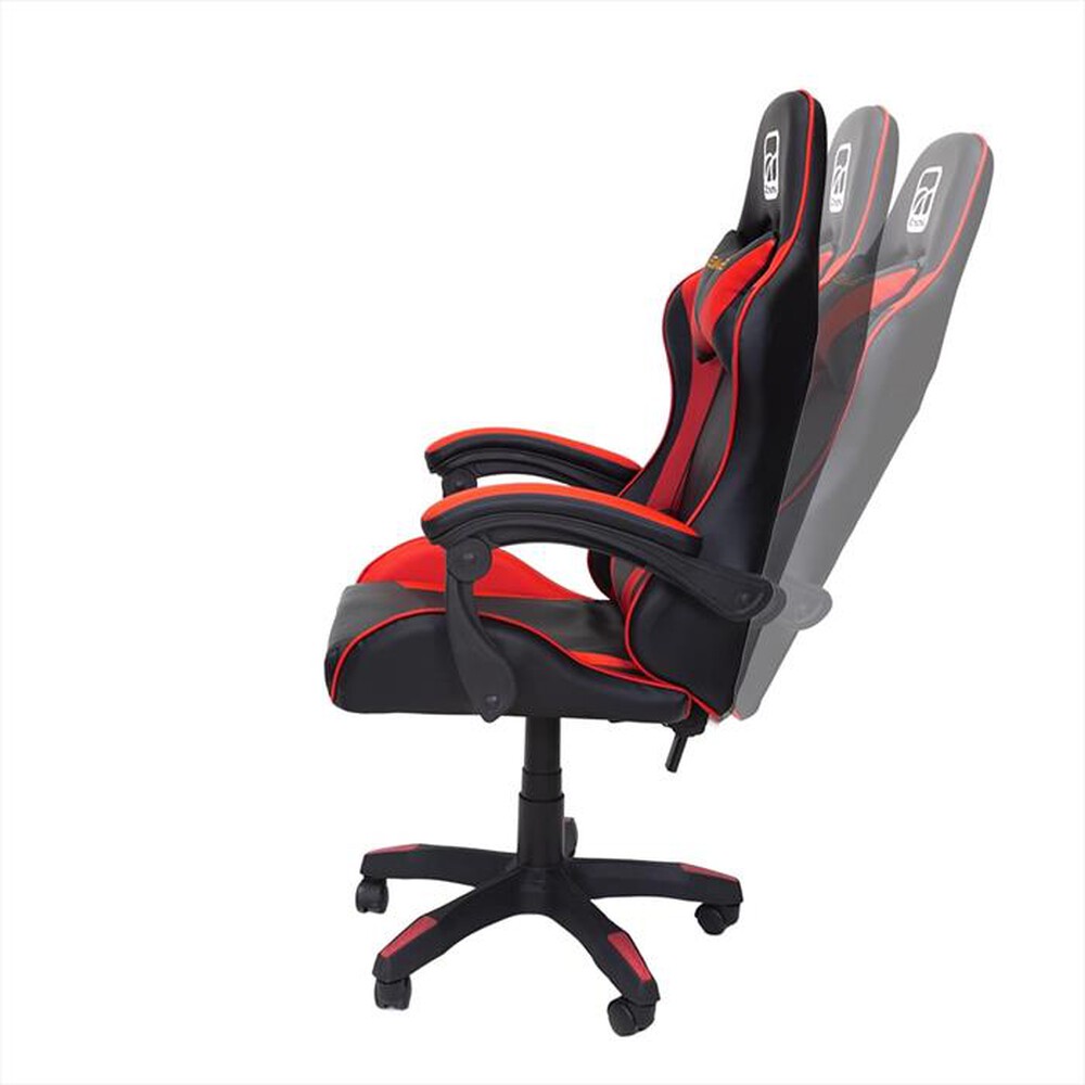 "XTREME - Sedia gaming KING-NERO/ROSSO"