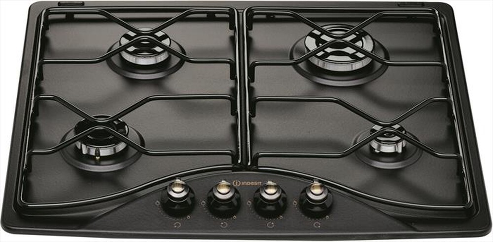 "INDESIT - Piano cottura a gas PN 642 /I (AN) 4 fuochi-Antracite"