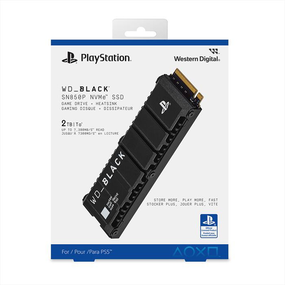 "WD - Hard disk interno SN850P NVME SSD FOR PS5 1TB"