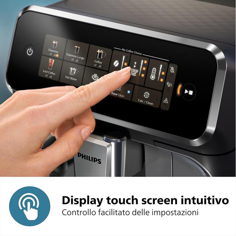 "PHILIPS - Macchina da caffè automatica SERIES 3300 EP3321/40-Nero"