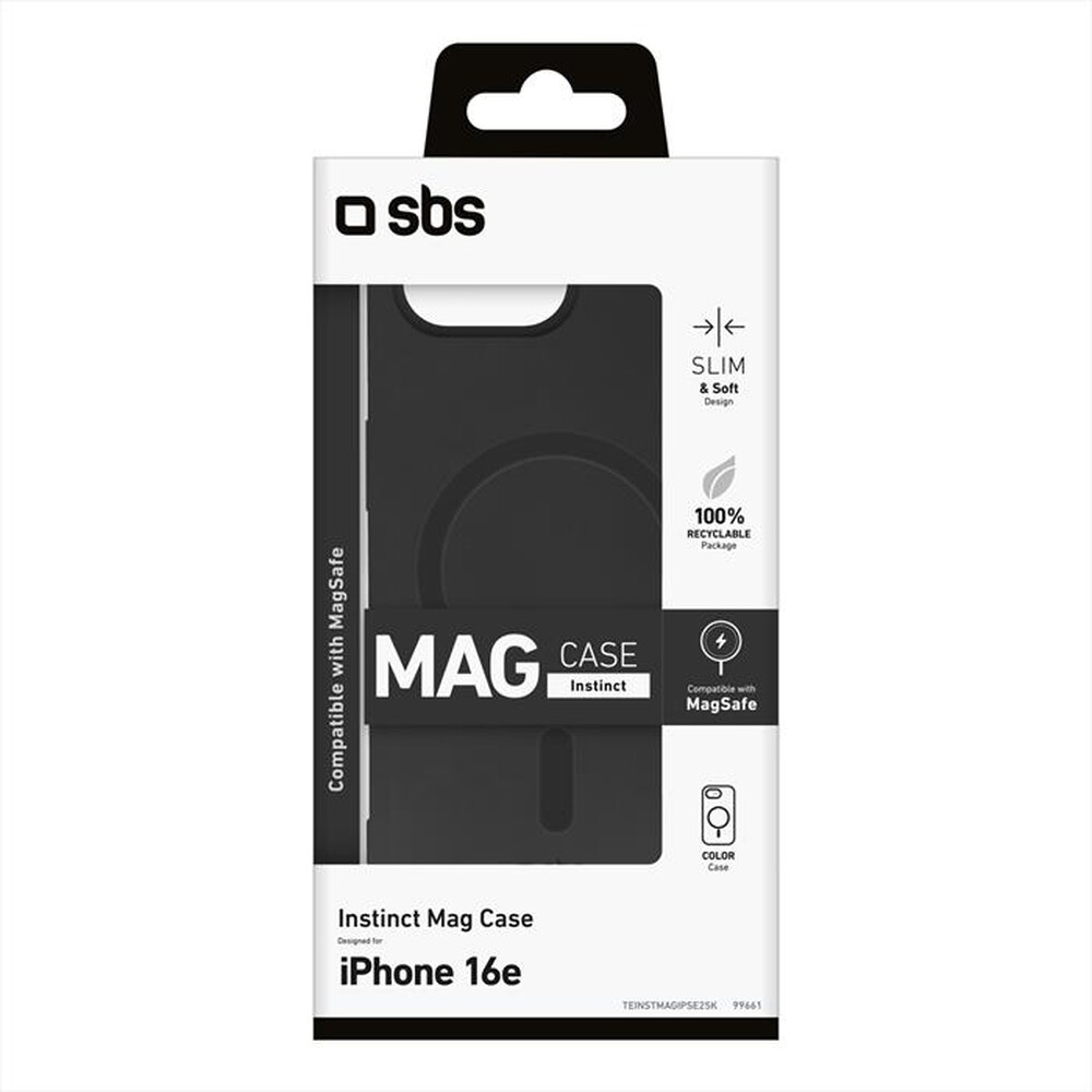 "SBS - Cover Instinct Mag TEINSTMAGIPSE25K iPhone SE 2025-Nero"