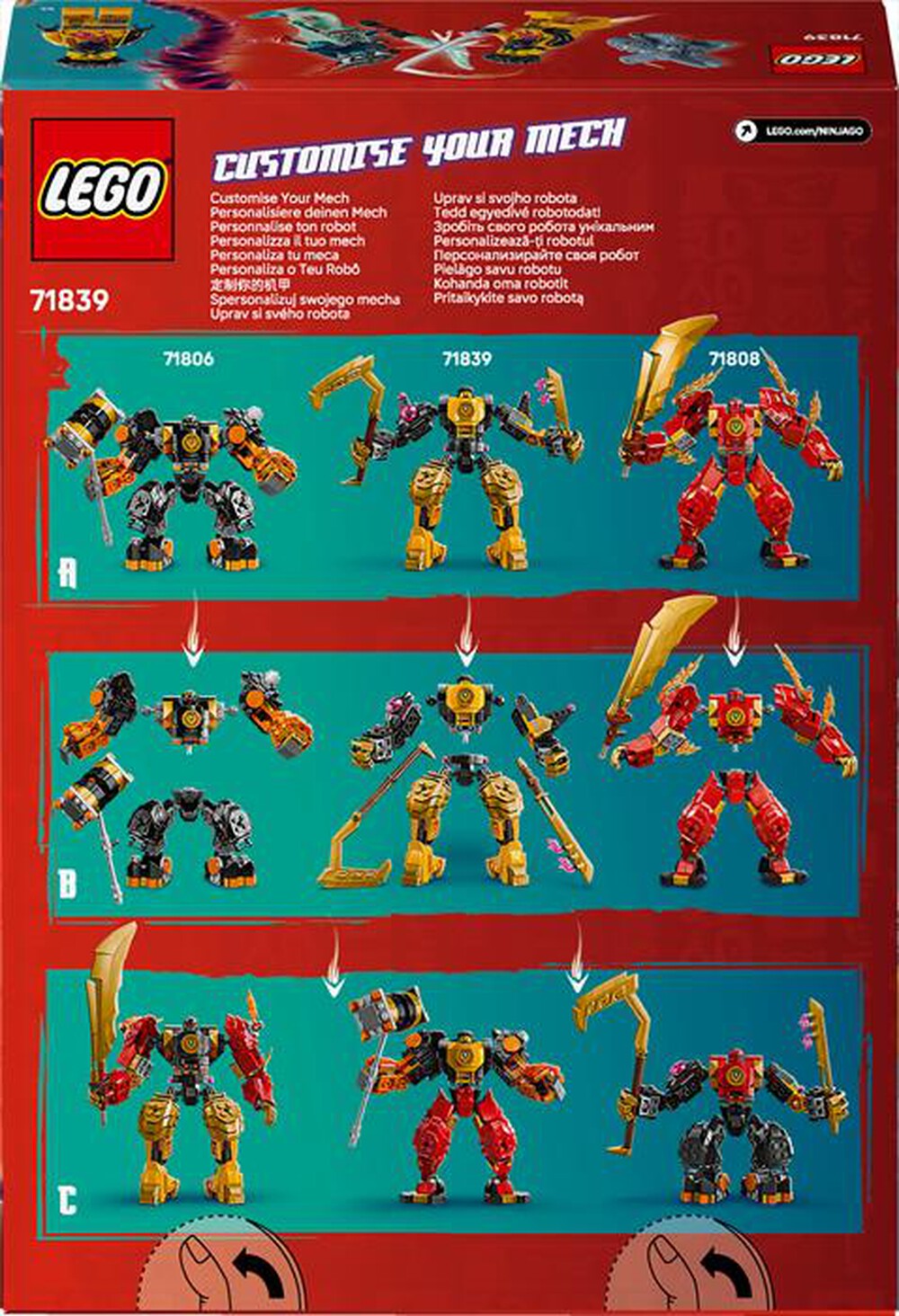 "LEGO - NINJAGO Battle Mech Spinjitzu di Arin - 71839"