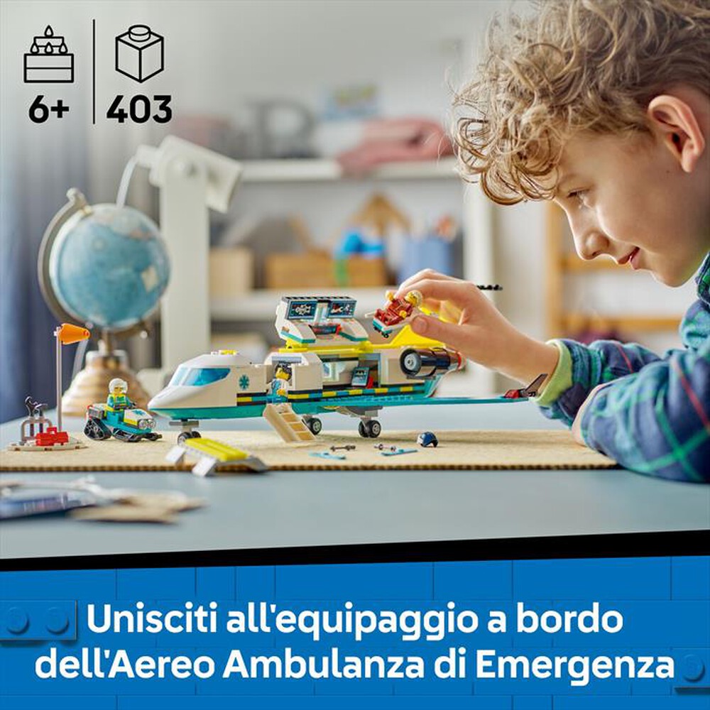 "LEGO - AEREO AMBULANZA DI EMERGENZA-,"