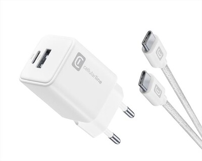 CELLULARLINE - MULTIPOWER 30W KIT ACHKITC2CGAN30TABW-Bianco