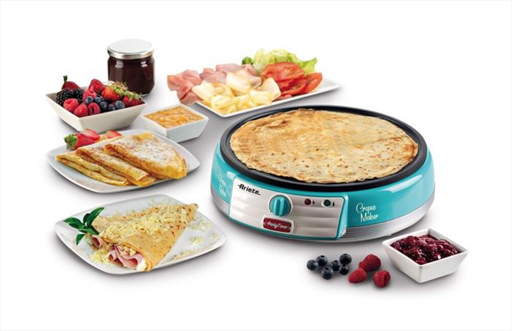 "ARIETE - 0202 Party Time Macchina per crepes-celeste"