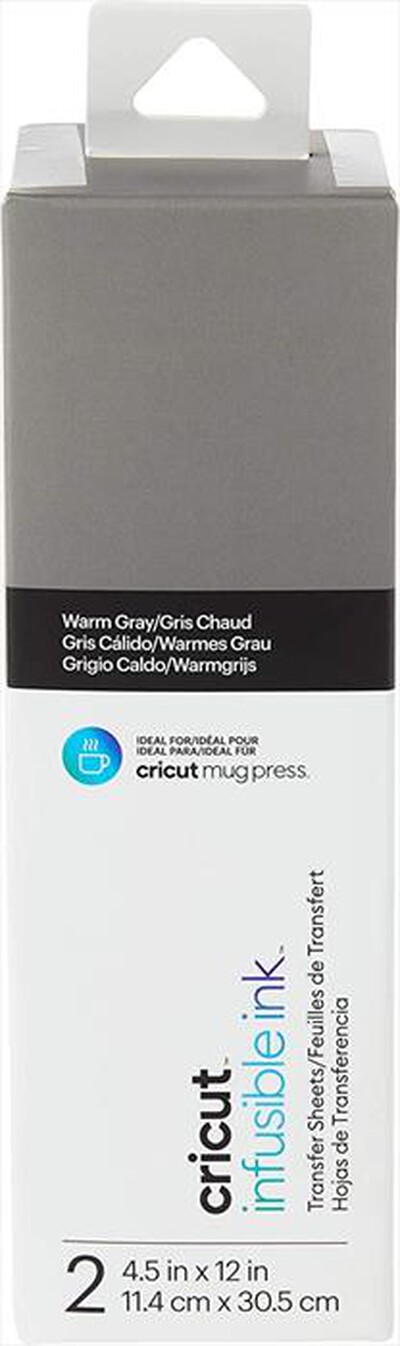CRICUT - INFUSIBLE INK 2 FOGLI-Warm Grey