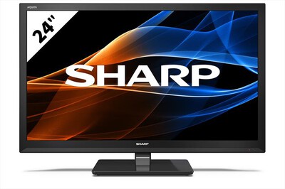 SHARP - TV LED HD READY 24" 24EA3E-Nero