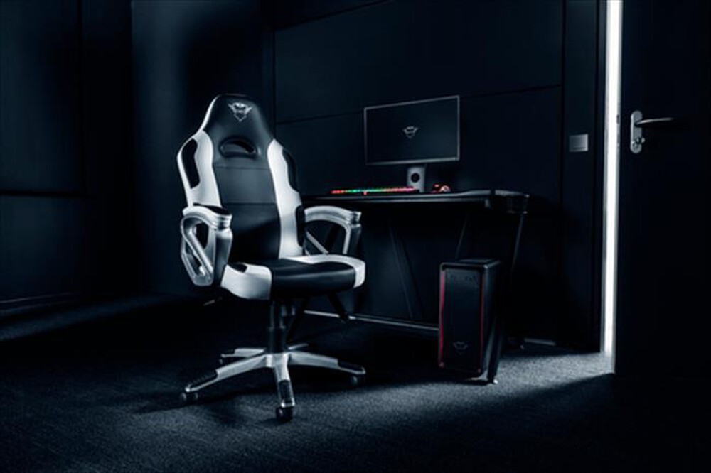"TRUST - Sedia gaming GXT705W RYON CHAIR-White"