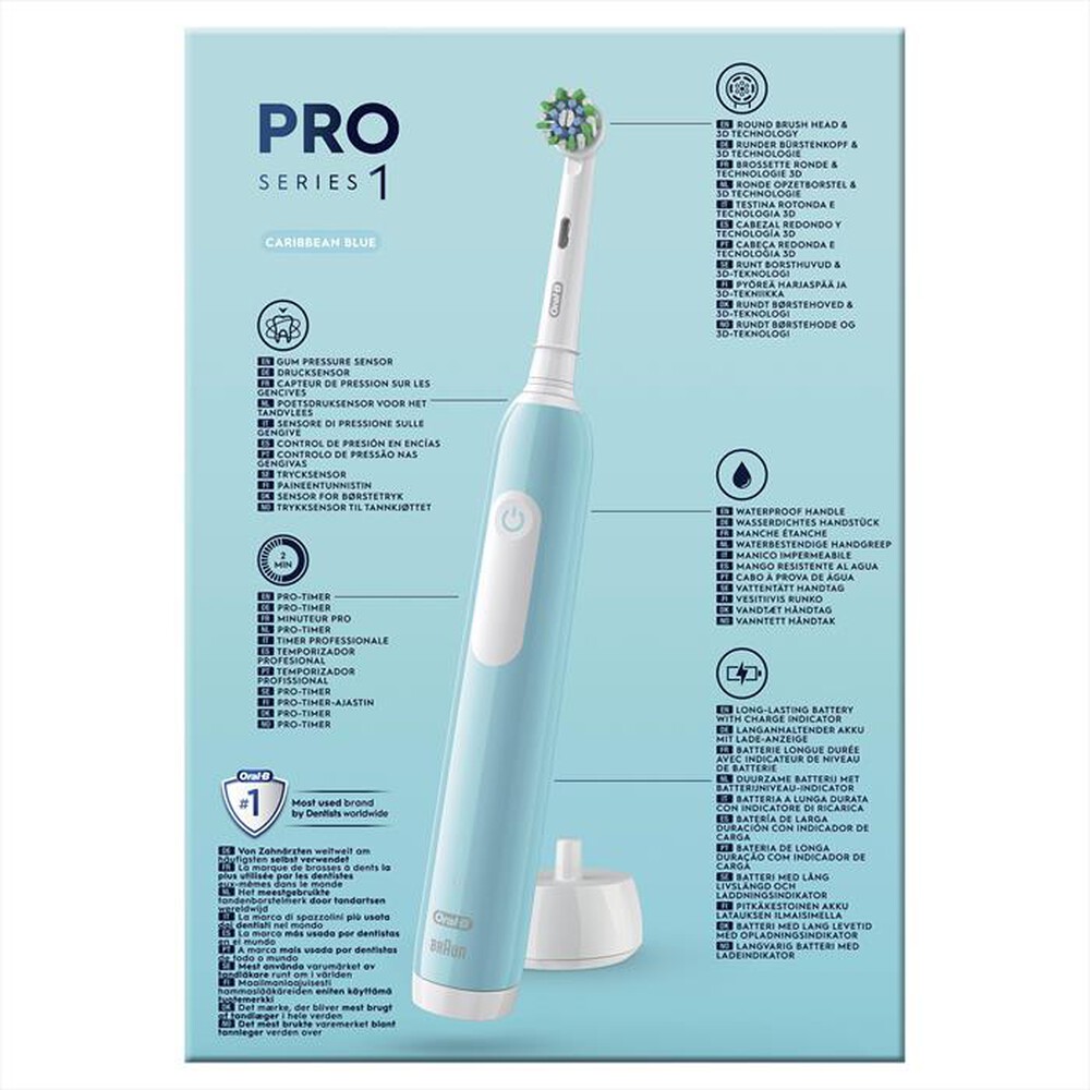 Immagine del prodotto ORAL-B - Spazzolino elettrico PRO SERIES 1-Blu e Nero