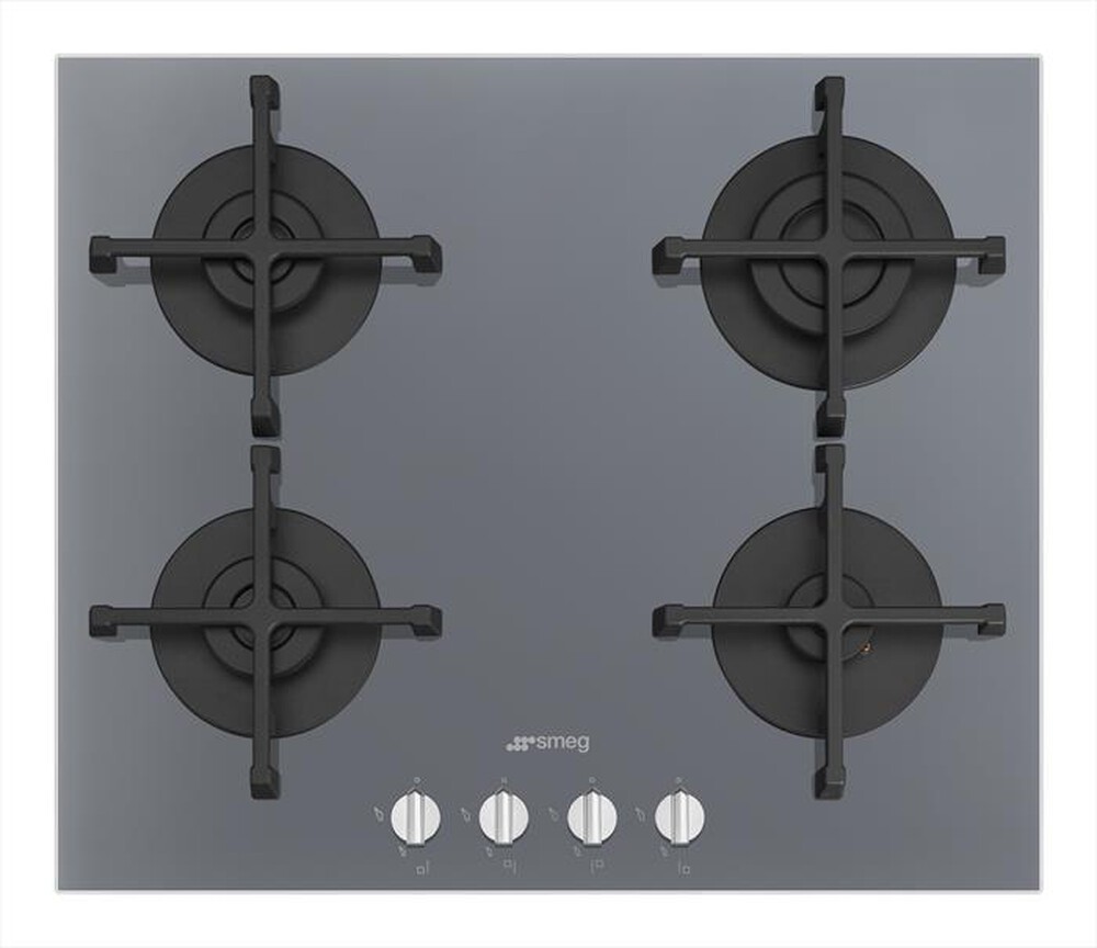 "SMEG - Piano cottura a gas PV264S 4 fuochi 60cm-Silver"