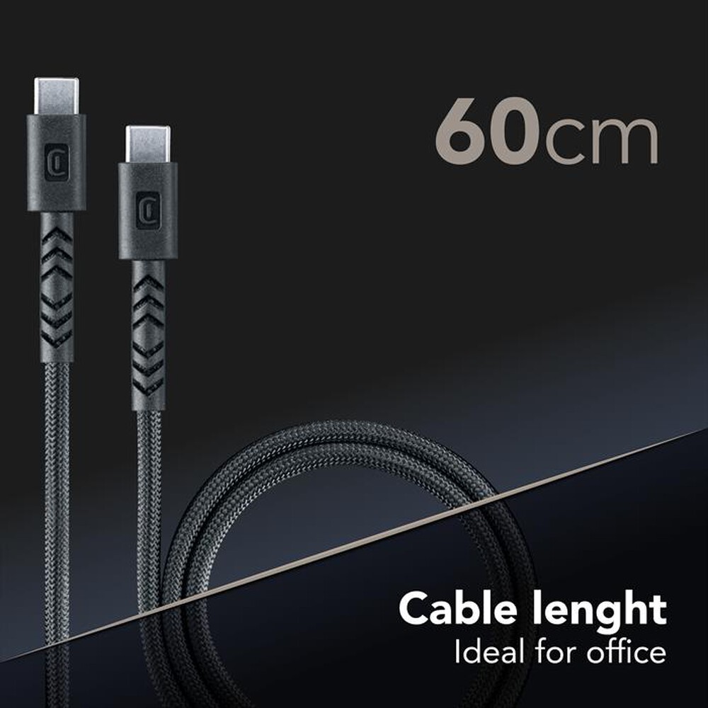Immagine del prodotto CELLULARLINE - CAVO FLEXY 60CM 60W USB C TO USB C-Nero