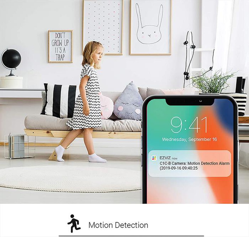"EZVIZ - C1C-B TELECAMERA SMART-HOME-White"