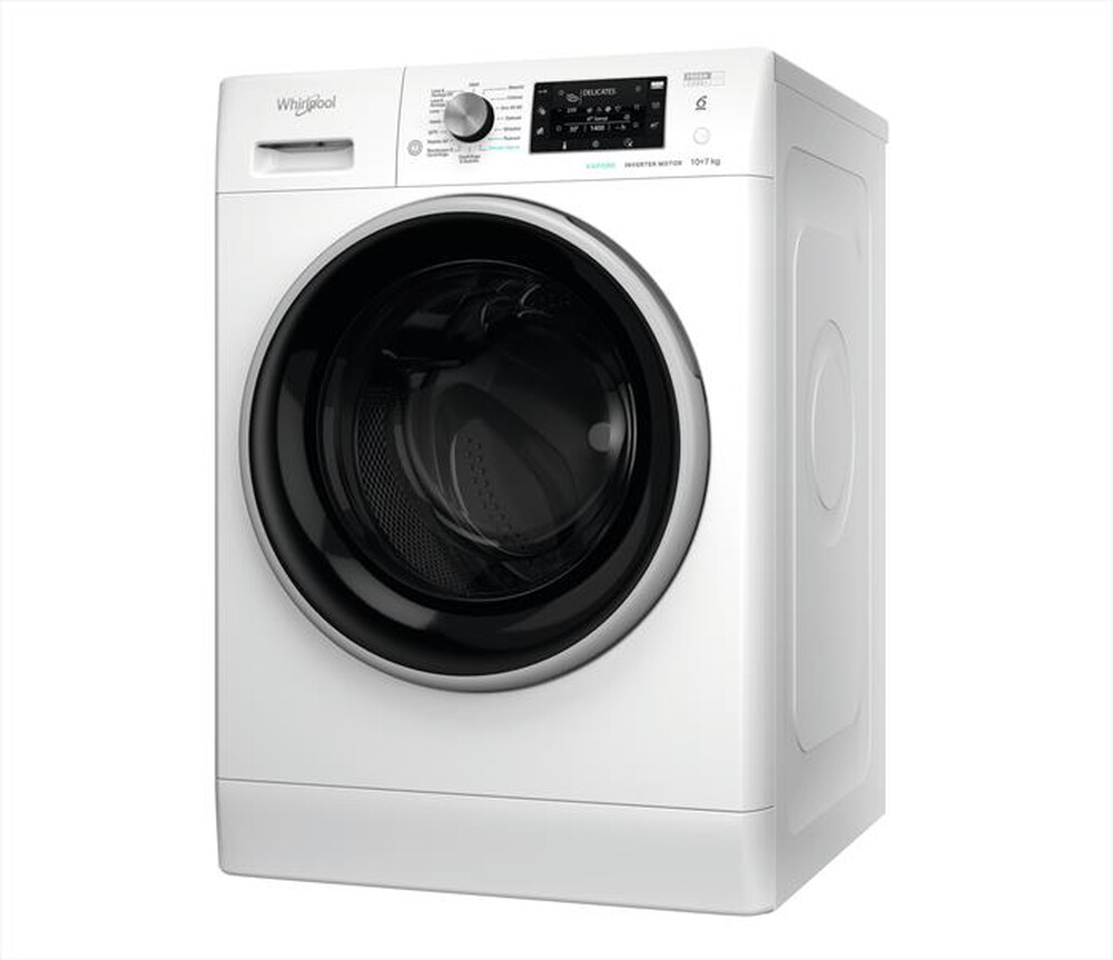 "WHIRLPOOL - Lavasciuga FRESHCARE FFWDD 107436 BSV IT 10/7 Kg-A-Bianco"