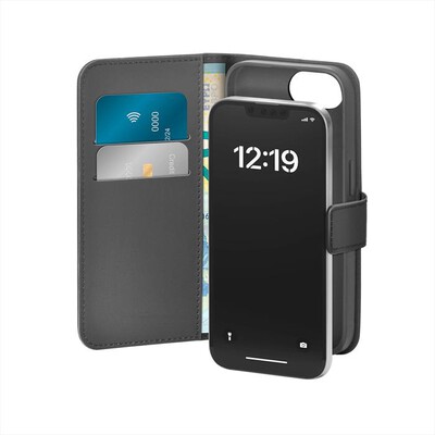 PURO - Cover Ecopelle iPhone SE 2025-Nero