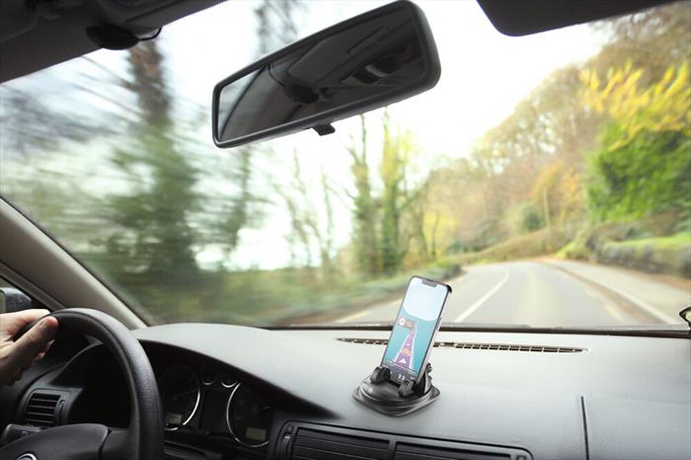 Immagine del prodotto CELLULARLINE - Supporto porta telefono da auto DASH HUB 360-Nero
