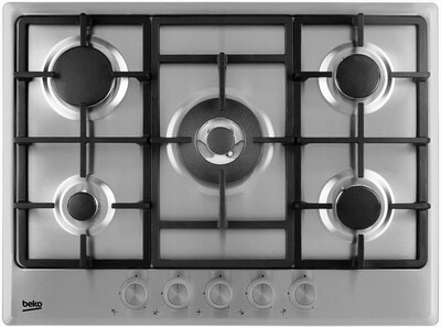 BEKO - Piano cottura a gas HIMW75225SX 68cm-Inox