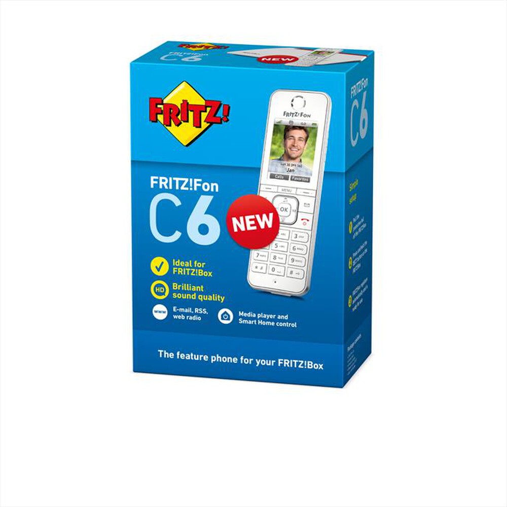 "FRITZ! - FRITZ!FON C6 INTERNATIONAL-Bianco"