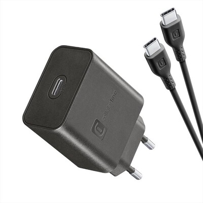 CELLULARLINE - KIT CARICABATTERIE SAMSUNG 60W USB-C-Nero