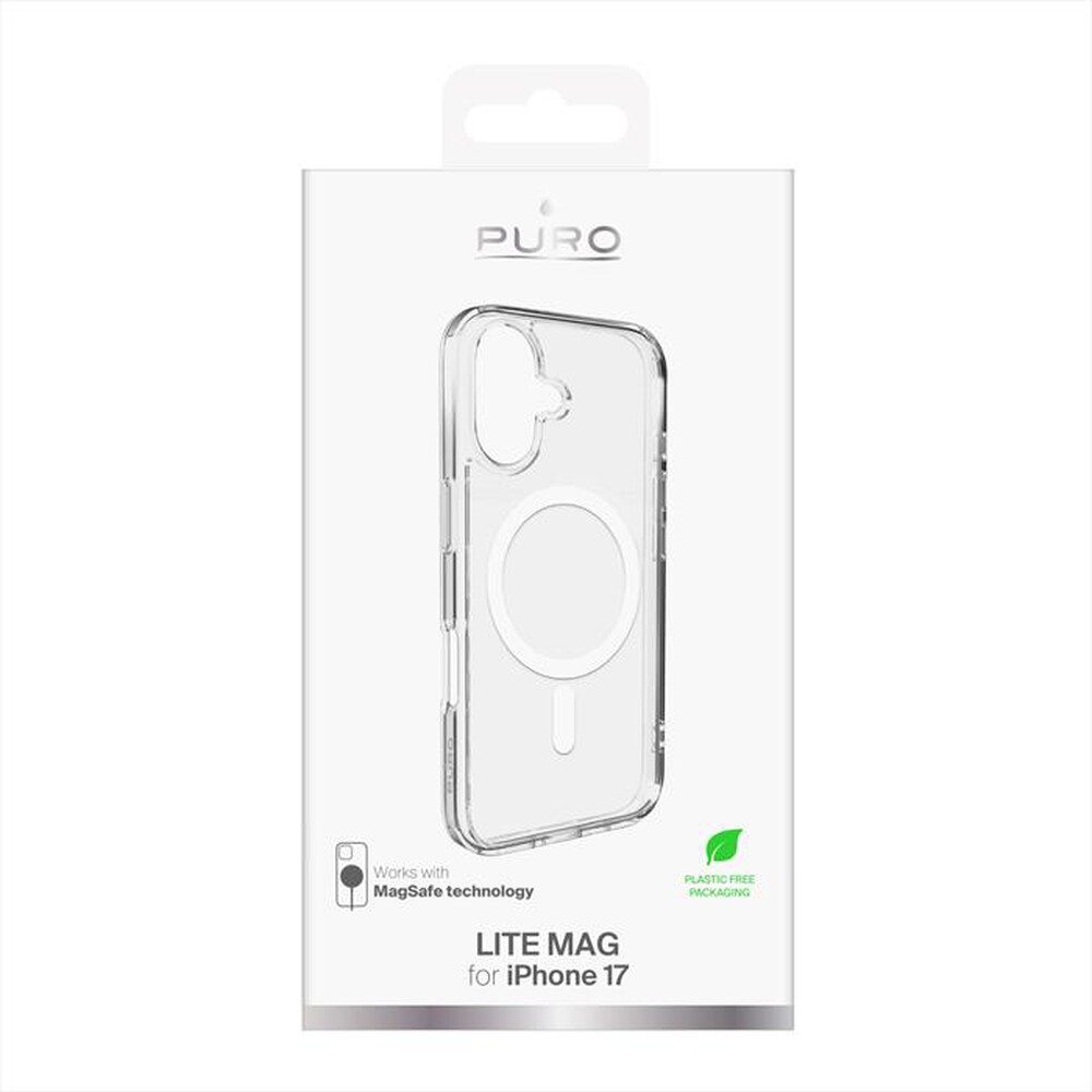 Immagine del prodotto PURO - Cover LITE MAG per iPhone 17 Magsafe-Trasparente