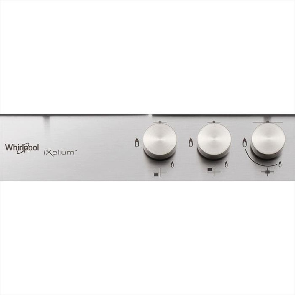 Immagine del prodotto WHIRLPOOL - Piano cottura a gas IXELIUM GMR 7522/IXL 73cm-Acciaio inossidabile