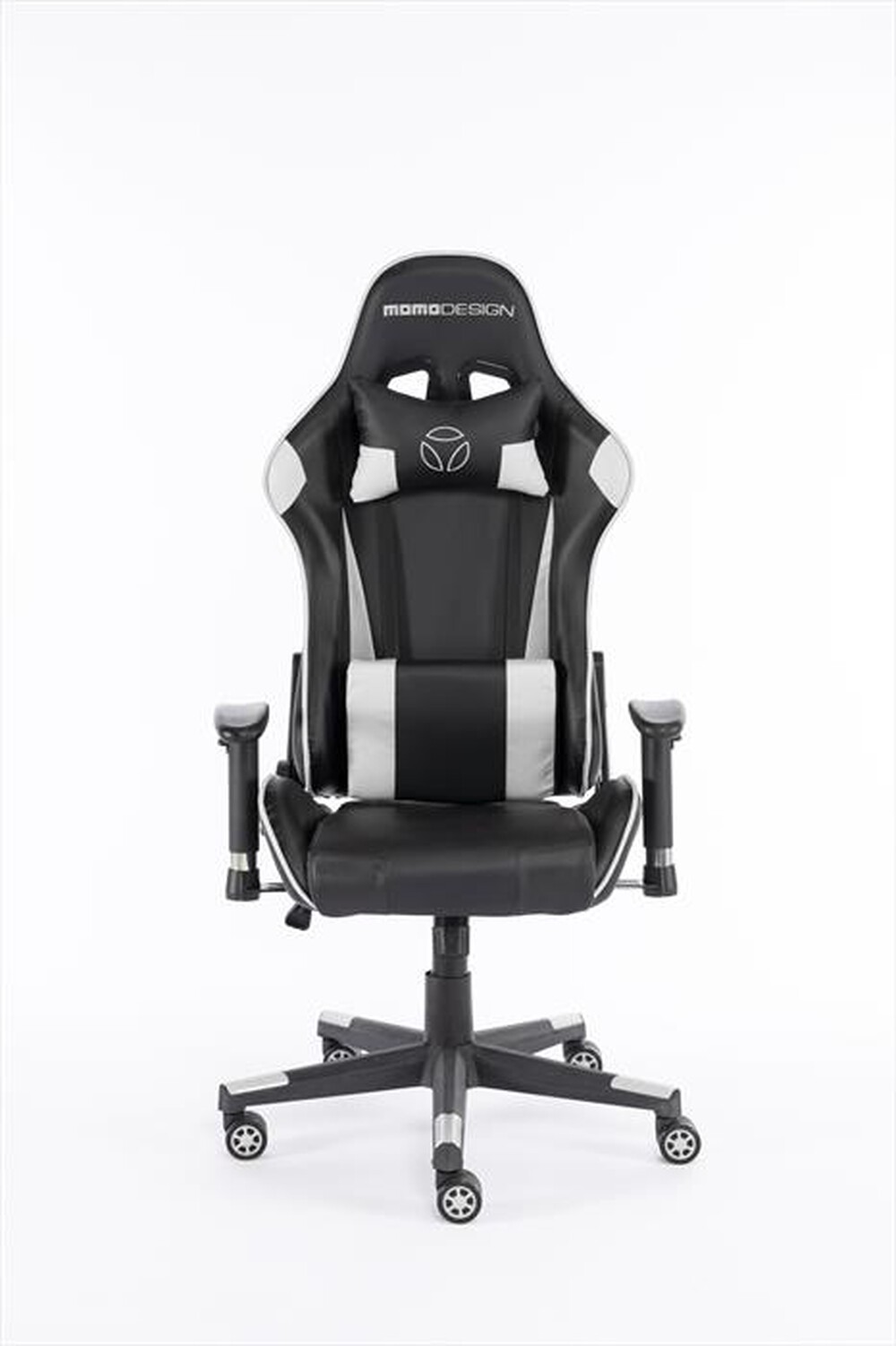 "MOMODESIGN - Sedia gaming MD-GC005A-KW CHAIR GAMING-WHITE/BLACK"