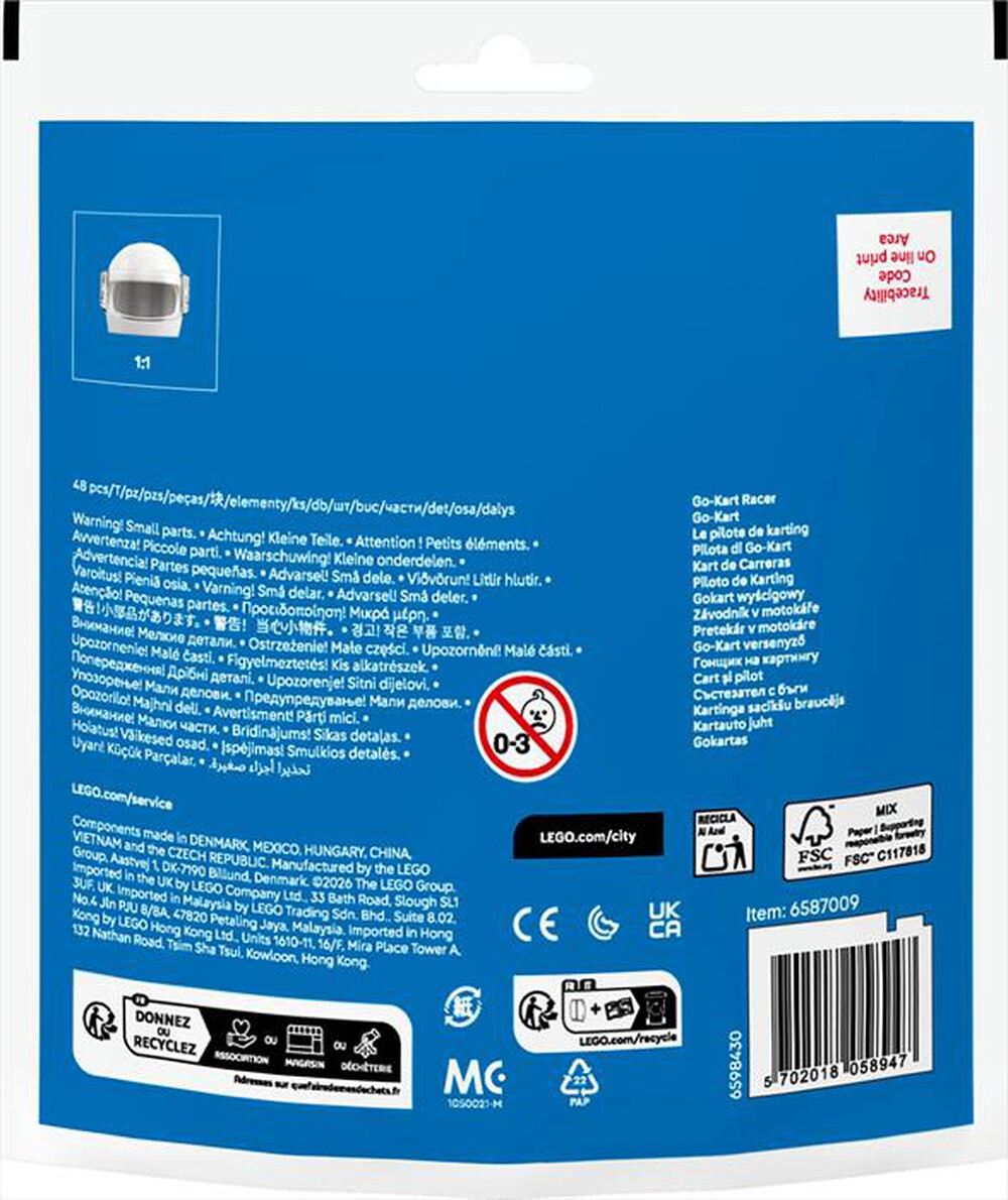 Immagine del prodotto LEGO - 30719 PILOTA DI GO-KART-Multicolore