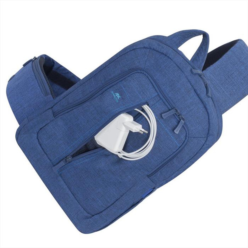 "RIVACASE - 7529 ZAINO MONOSPALLA PER NOTEBOOK DA 13,3\"-Blu"