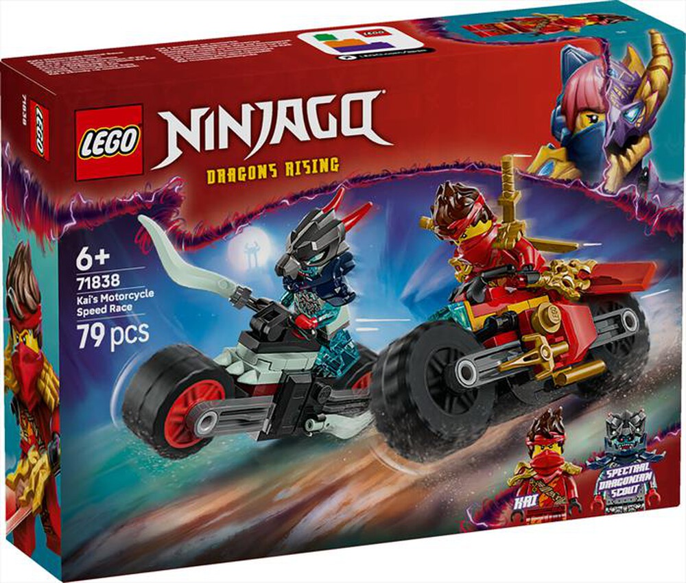 "LEGO - GARA DI VELOCIT SULLA MOTO DI KAI-,"