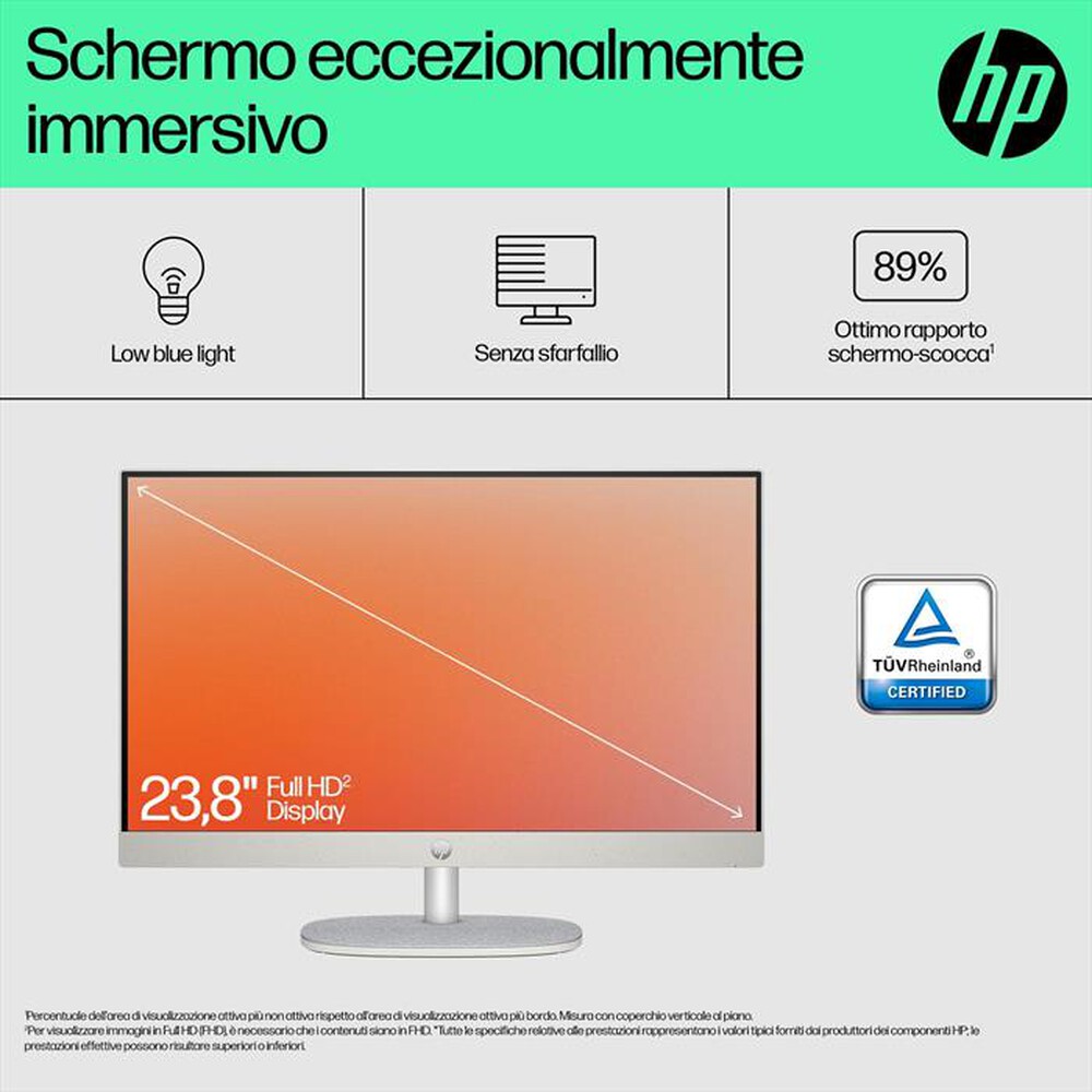 "HP - Desktop ALL-IN-ONE 24-CR0050NL-Shell White"