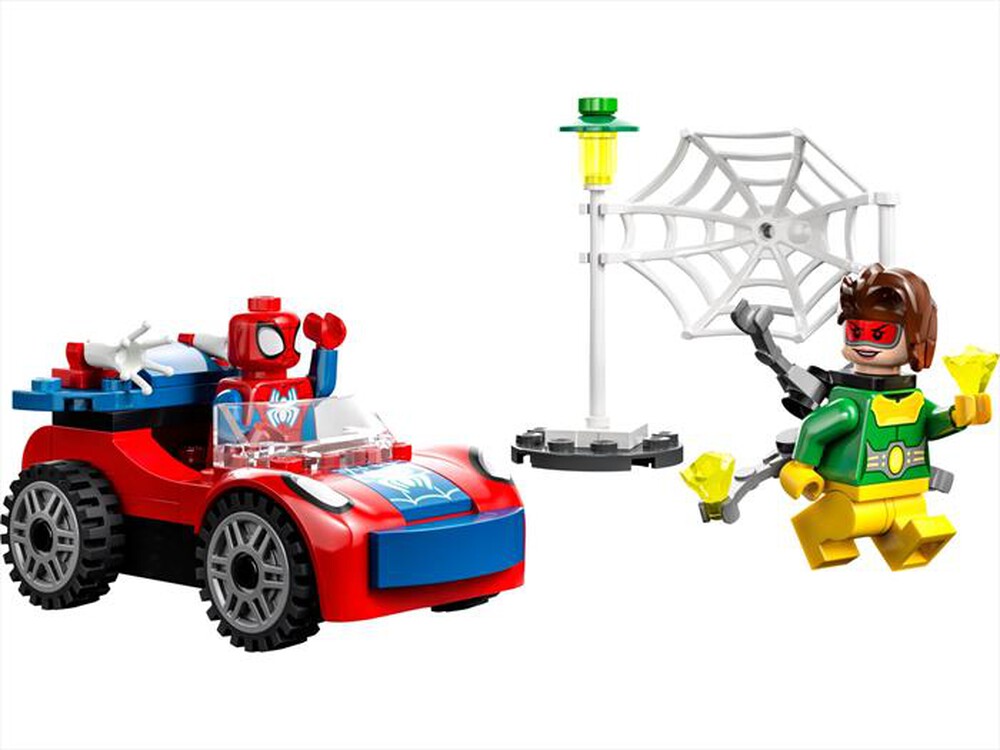 "LEGO - MARVEL L’auto di Spider-Man e Doc Ock - 10789-Multicolore"
