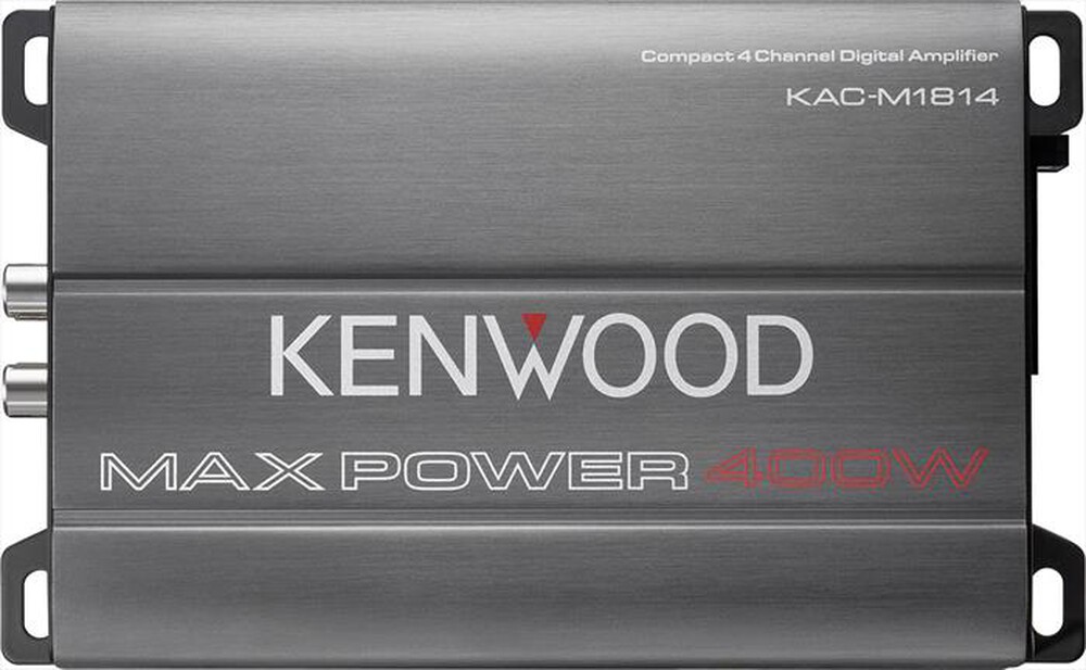 "KENWOOD - Amplificatore Digitale 4 canali KAC-M1814-Nero"