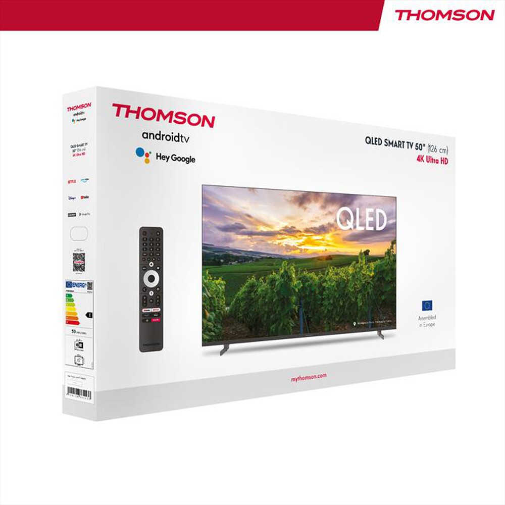 "THOMSON - Smart TV Q-LED UHD 4K 50\" 50QA2S13-Nero"