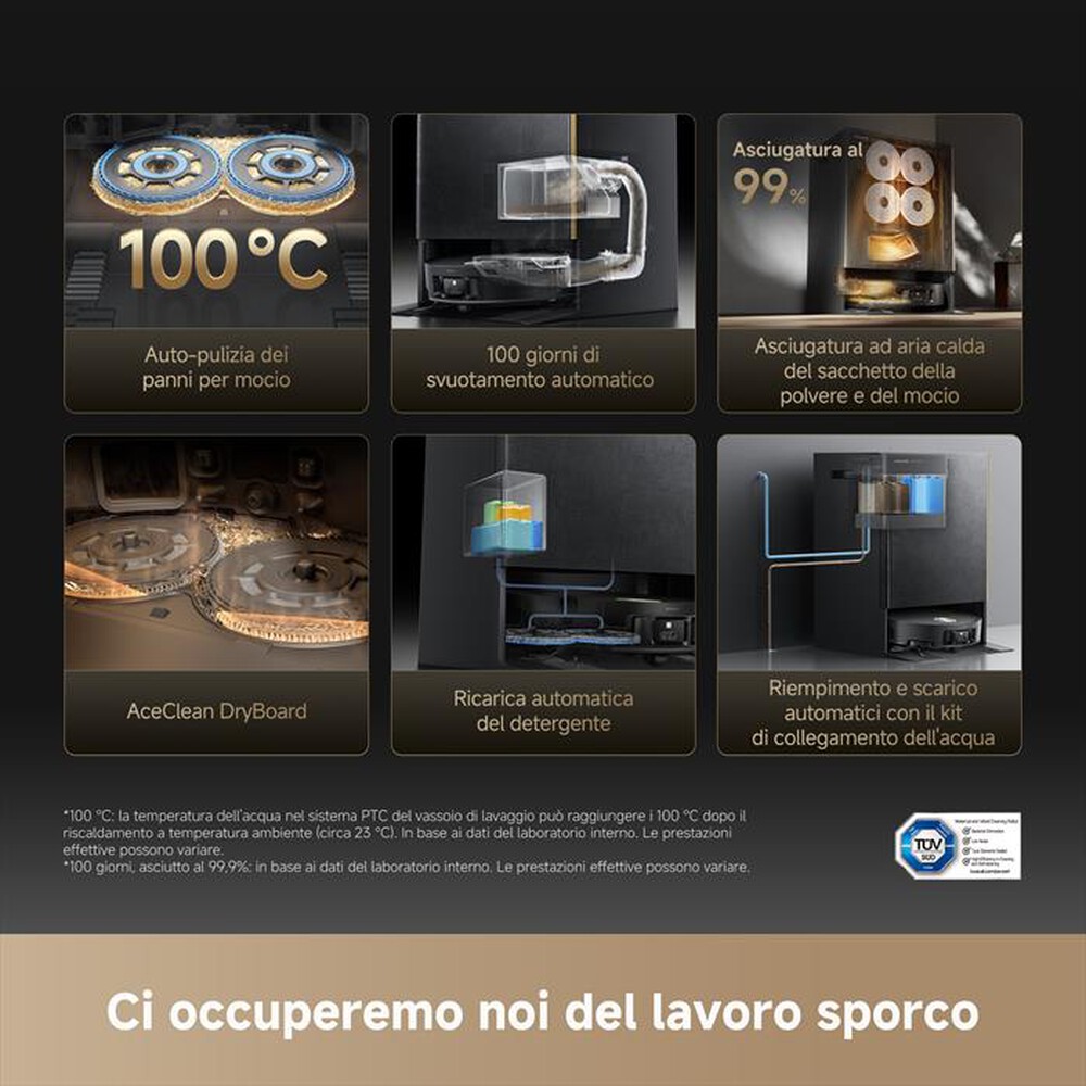 Immagine del prodotto DREAME - Aspirapolvere robot MATRIX10 ULTRA VIM-Nero / Oro