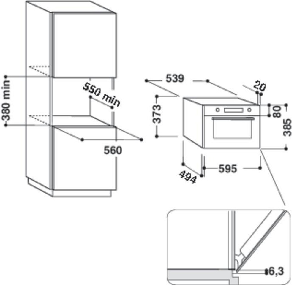 "WHIRLPOOL - Forno a microonde ABSOLUTE AMW 730/IX-Stainless steel"