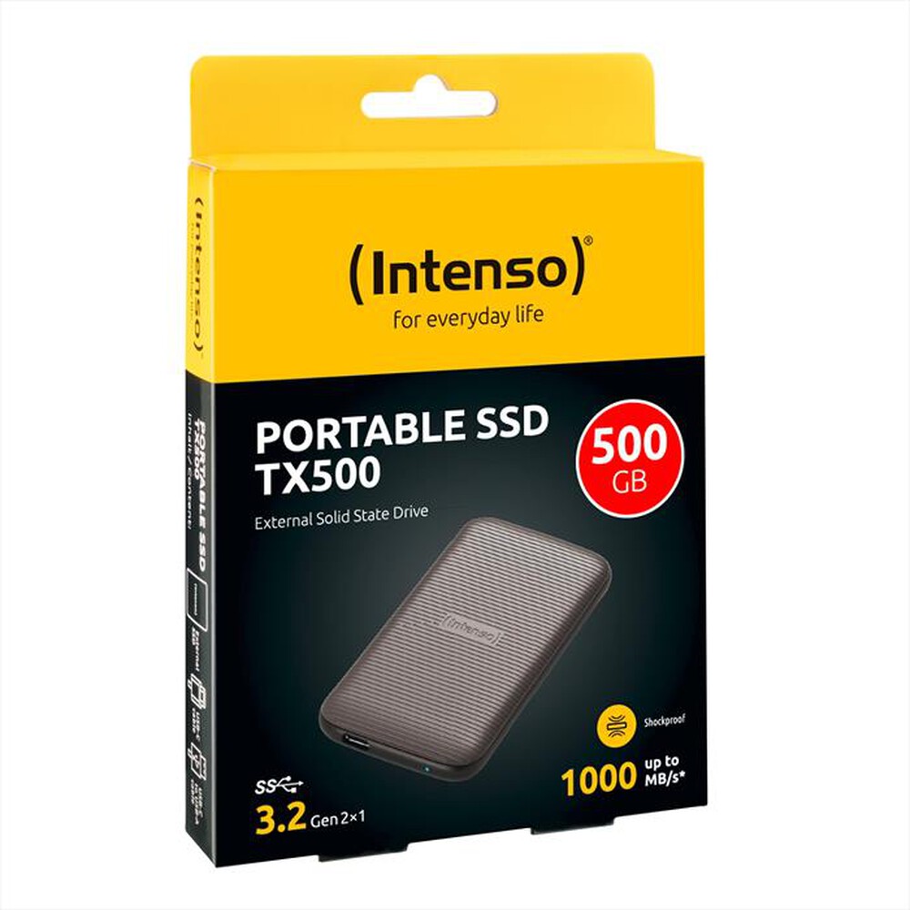 "INTENSO - SSD ESTERNA 1,8\" TX500 500 GB-MARRONE"