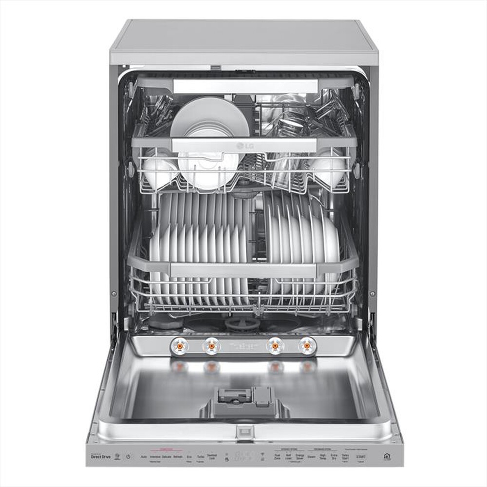 "LG - Lavastoviglie DF425HSS Classe D 14 coperti-Noble Steel"
