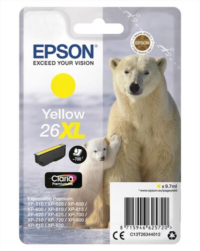 EPSON - C13T26344022-Giallo