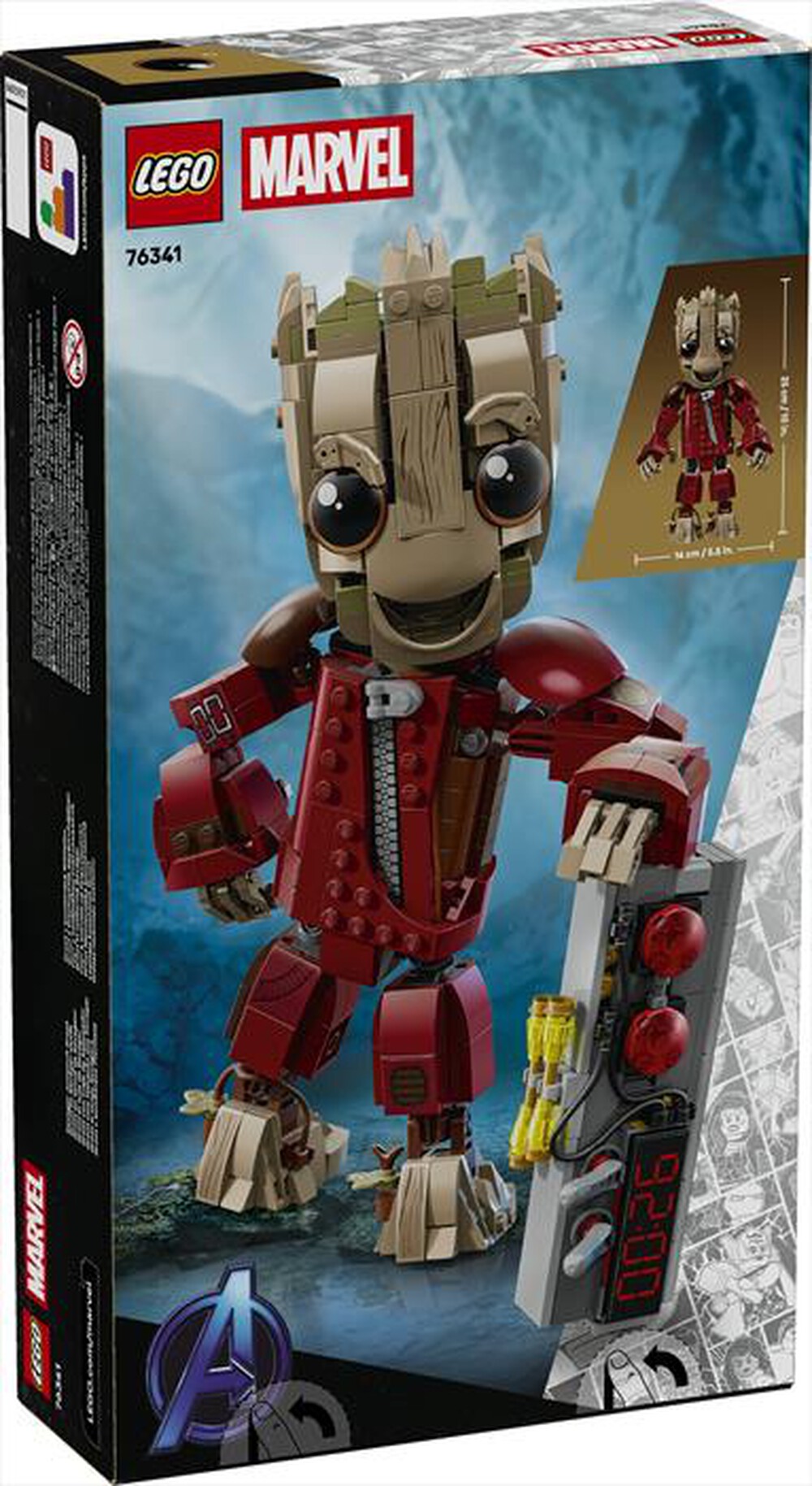 Immagine del prodotto LEGO - 76341 - GROOT IN TUTA DA RAVAGER-Multicolore