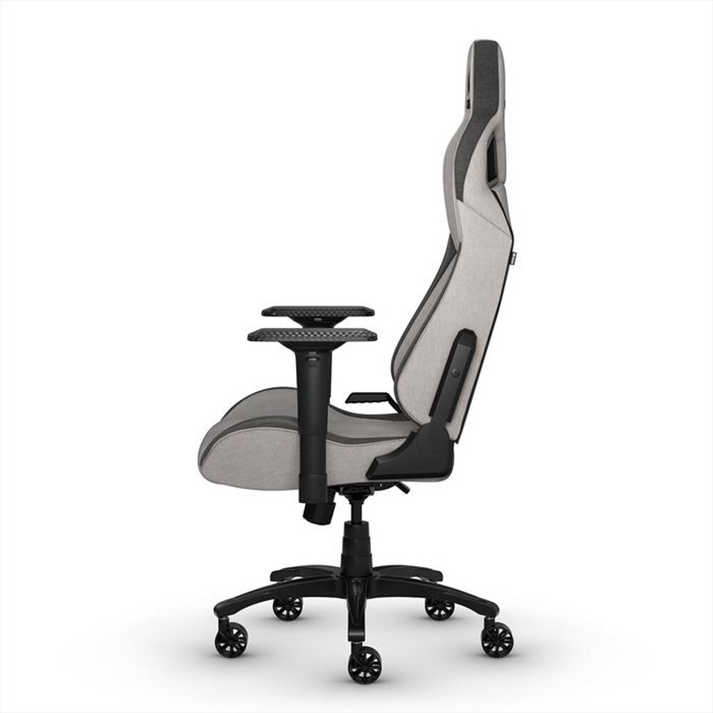 "CORSAIR - Sedia gaming CORSAIR T3 RUSH, Fabric-Grigio carbone"