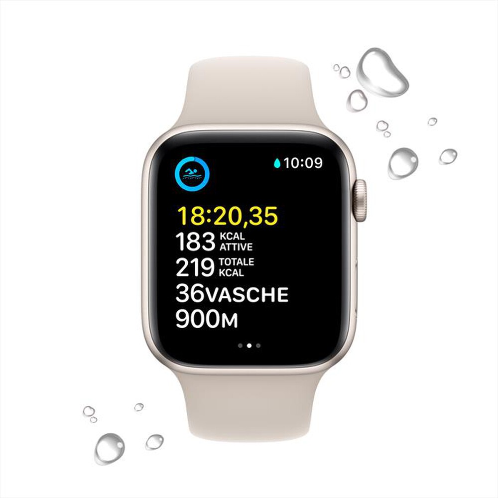 "APPLE - Watch SE GPS 44mm Regular-Galassia"